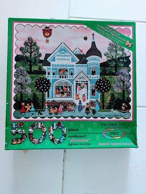 VTG 1994 Jane Wooster Scott Bears! Bears! Bears! 500pc Corkboard Puzzle #1005-9